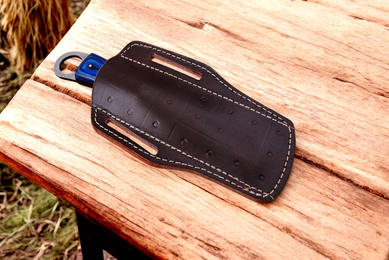 Damascus Knife Store Custom Handmade Bull Cutter Knife – 8.5" File Steel Blade - Angler's Pro Tackle & Outdoors