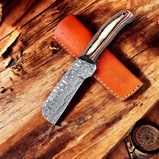 Damascus Knife Store Custom Handmade Bull Cutter Knife – Damascus Steel Blade - Angler's Pro Tackle & Outdoors