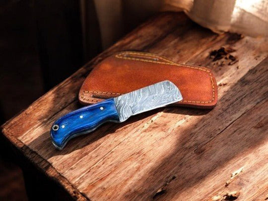 Damascus Knife Store Custom Handmade Bull Cutter Knife – Damascus Steel Blade - Angler's Pro Tackle & Outdoors