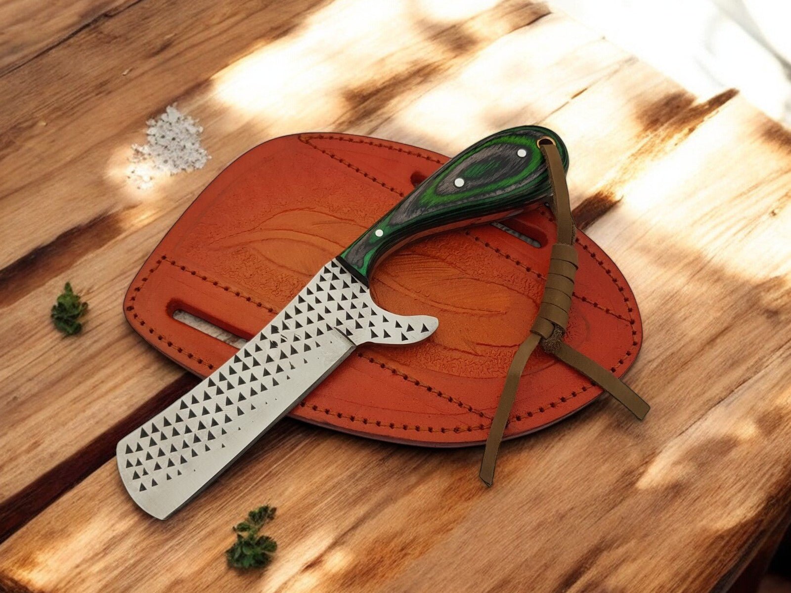 Damascus Knife Store Custom Handmade Bull Cutter Knife – Rasp Tool Steel Blade - Angler's Pro Tackle & Outdoors