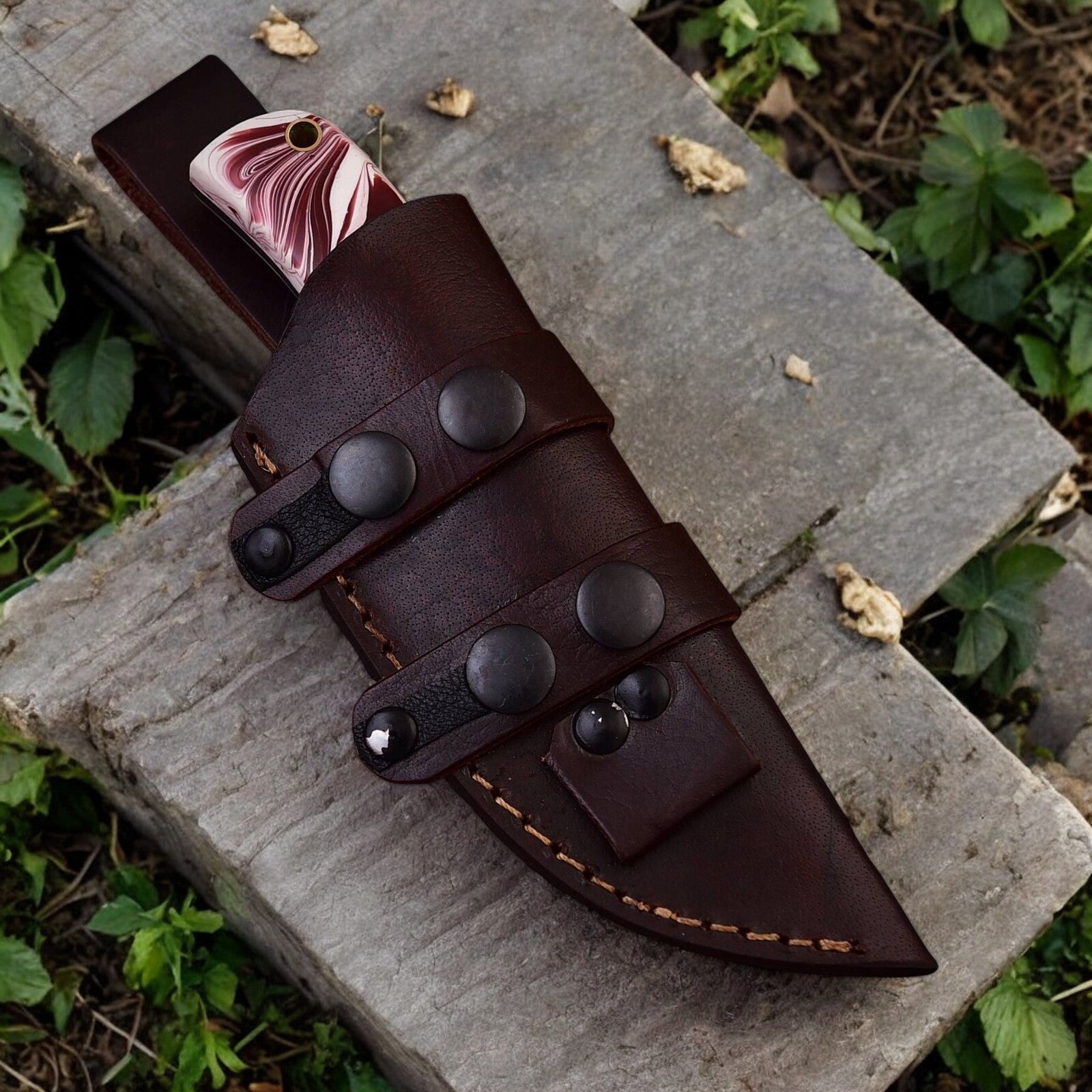 Damascus Knife Store Custom Handmade Hunting Knife – High - Carbon Steel Blade - Angler's Pro Tackle & Outdoors