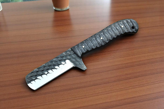 Damascus Knife Store Handmade 1095 Forged Steel Bull Cutter Knife – 8.5" with Sheath - Angler's Pro Tackle & Outdoors