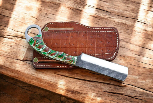 Damascus Knife Store Handmade Bull Cutter Knife – 9" File Tool Steel Blade - Angler's Pro Tackle & Outdoors