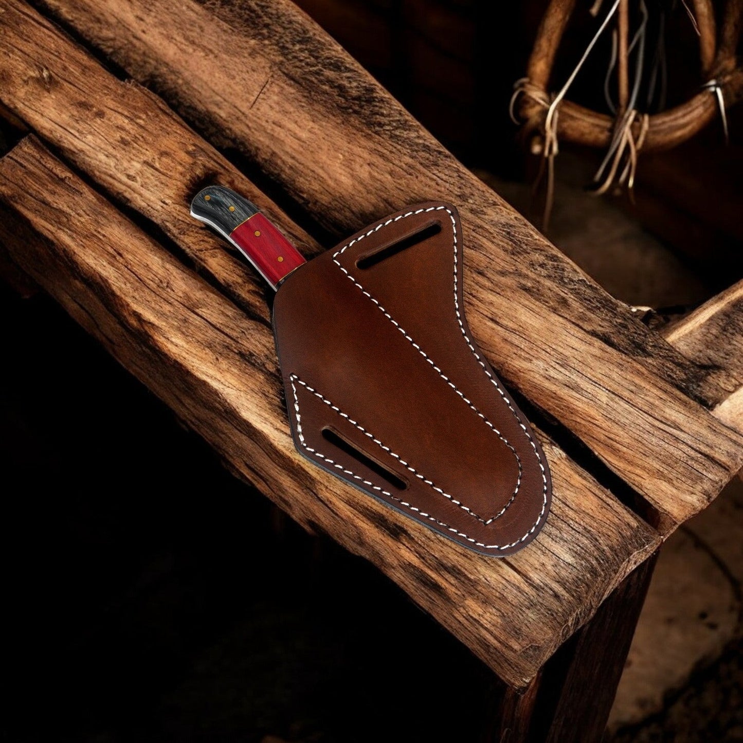 Damascus Knife Store Handmade Bull Cutter Knife | Damascus Steel & Exotic Wood - Angler's Pro Tackle & Outdoors