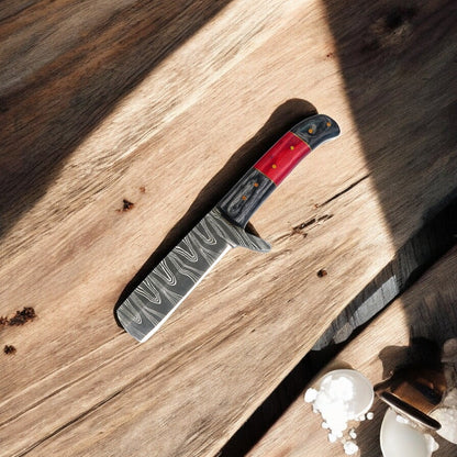 Damascus Knife Store Handmade Bull Cutter Knife | Damascus Steel & Exotic Wood - Angler's Pro Tackle & Outdoors