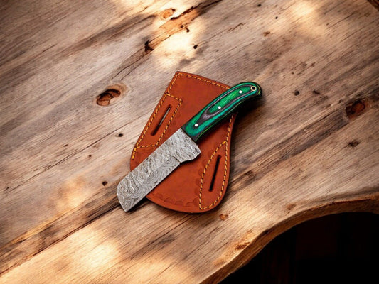 Damascus Knife Store Handmade Bull Cutter Knife – Damascus Steel, Exotic Wood - Angler's Pro Tackle & Outdoors