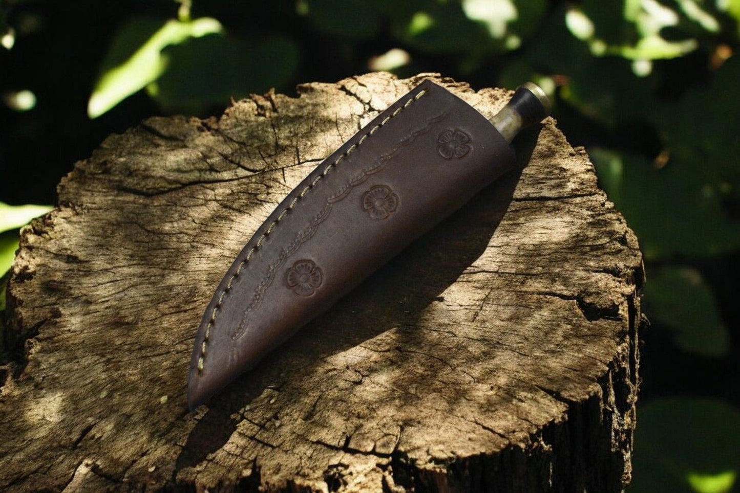 Damascus Knife Store Handmade Damascus Skinning Knife – Antler Horn Handle - Angler's Pro Tackle & Outdoors