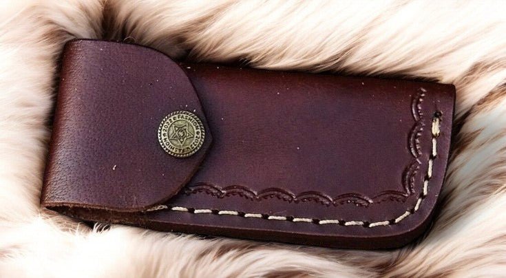 Damascus Knife Store Handmade Folding Knife – 3" Steel Blade - Angler's Pro Tackle & Outdoors