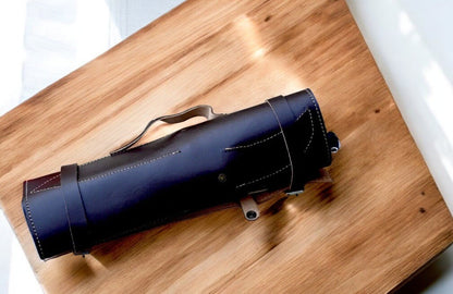 Damascus Knife Store Handmade Kitchen Knives Set with Leather Roll - Angler's Pro Tackle & Outdoors