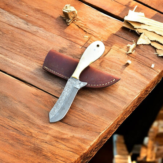 Damascus Knife Store Ranch Knife – Cowboy Spirit Blade | Handmade Damascus knife - Angler's Pro Tackle & Outdoors
