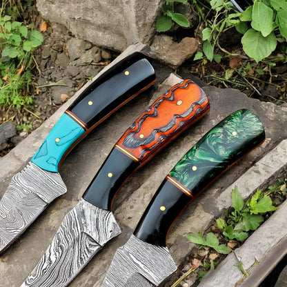 Damascus Knife Store "TimberForge Damascus Hunting Knife – Premium Handmade Craftsmanship" - Angler's Pro Tackle & Outdoors