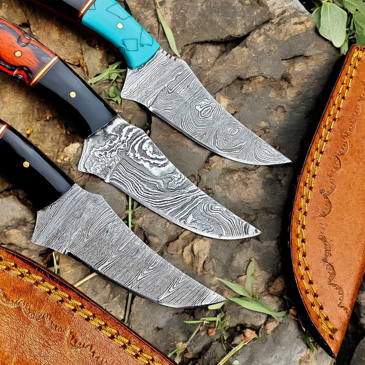 Damascus Knife Store "TimberForge Damascus Hunting Knife – Premium Handmade Craftsmanship" - Angler's Pro Tackle & Outdoors