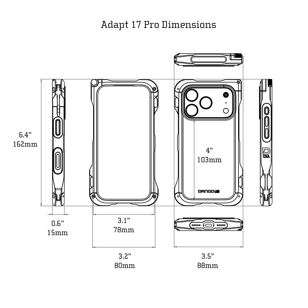 DANGO DANGO ADAPT CASE - IPHONE 17 PRO
