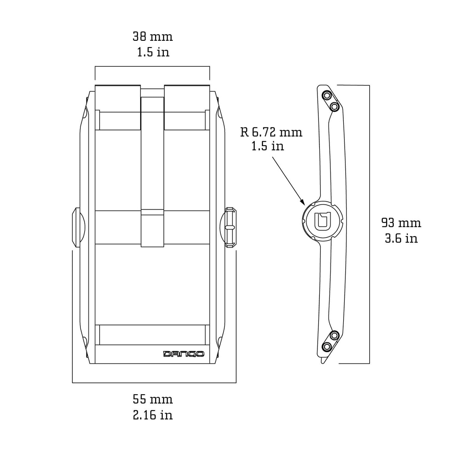 DANGO BELT BUCKLE - Angler's Pro Tackle & Outdoors