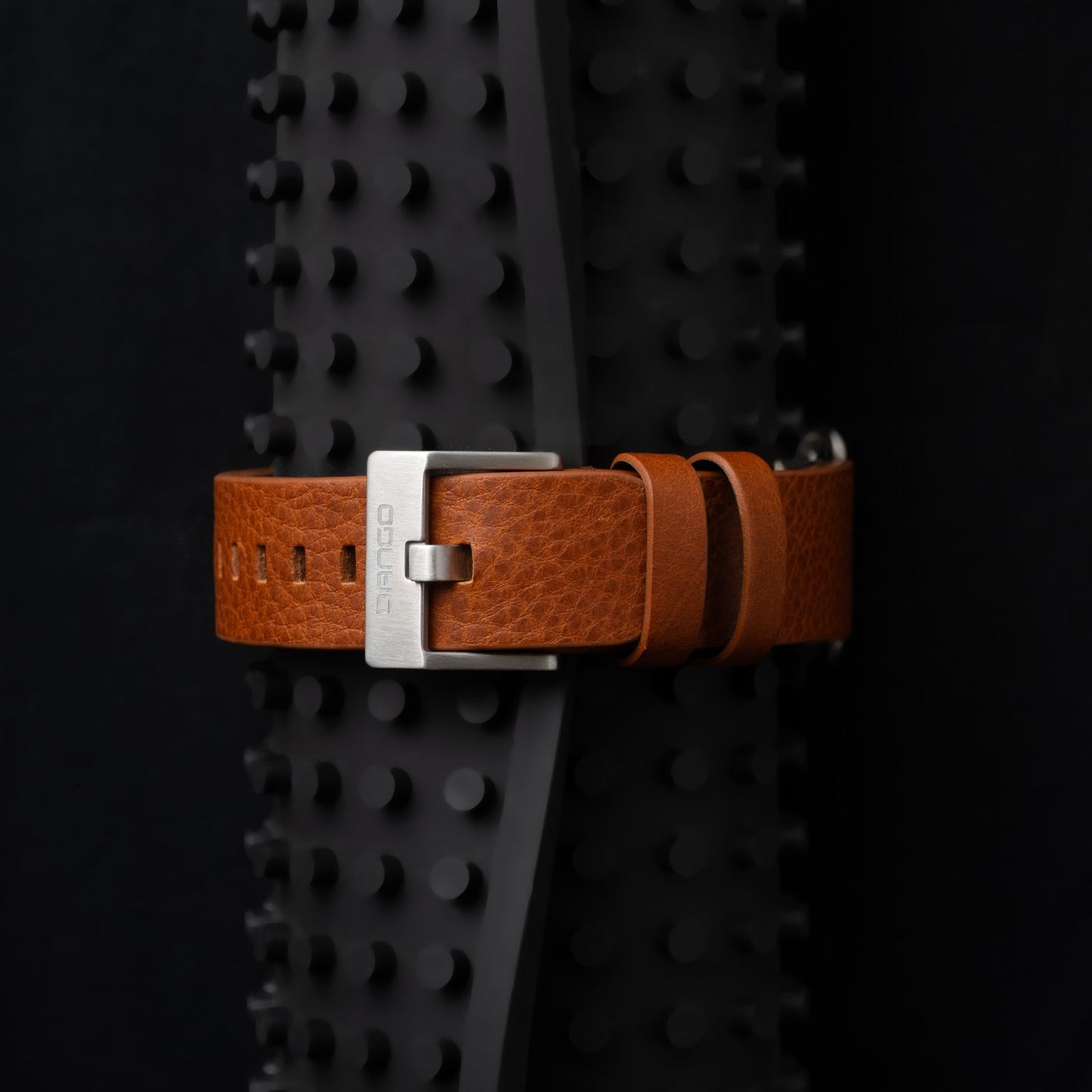 DANGO CR - 01 - CHRONO WATCH WITH ITALIAN LEATHER STRAP - WHISKEY BROWN - Angler's Pro Tackle & Outdoors