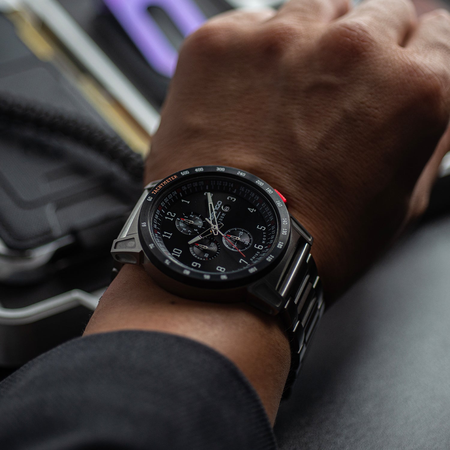 DANGO CR - 01 - CHRONO WATCH WITH METAL BRACELET - Angler's Pro Tackle & Outdoors