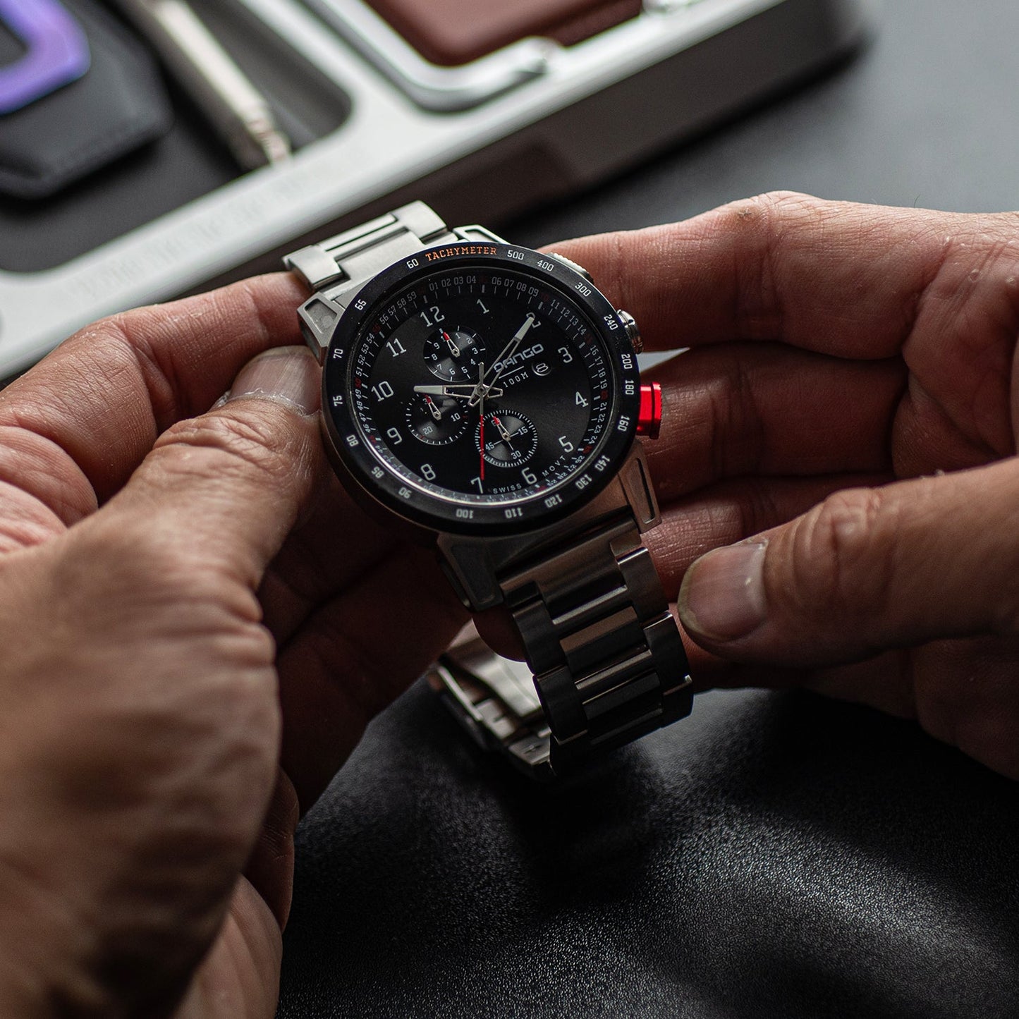 DANGO CR - 01 - CHRONO WATCH WITH METAL BRACELET - Angler's Pro Tackle & Outdoors