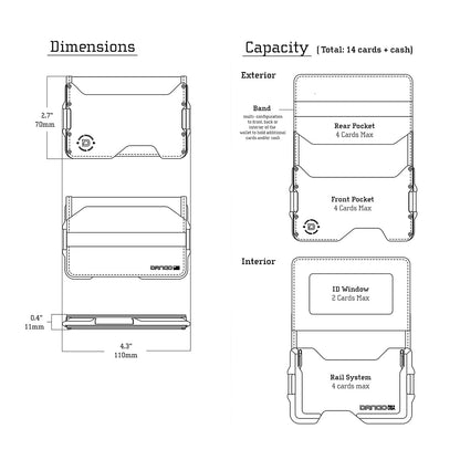 DANGO D03 DAPPER™ BIFOLD WALLET - Angler's Pro Tackle & Outdoors