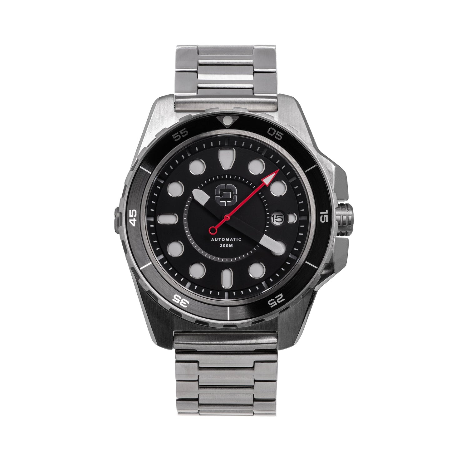 DANGO DV - 02 - AUTOMATIC DIVE WATCH WITH METAL BRACELET - Angler's Pro Tackle & Outdoors