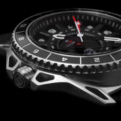 DANGO GMT - 01 - AUTOMATIC GMT WATCH WITH METAL BRACELET - Angler's Pro Tackle & Outdoors
