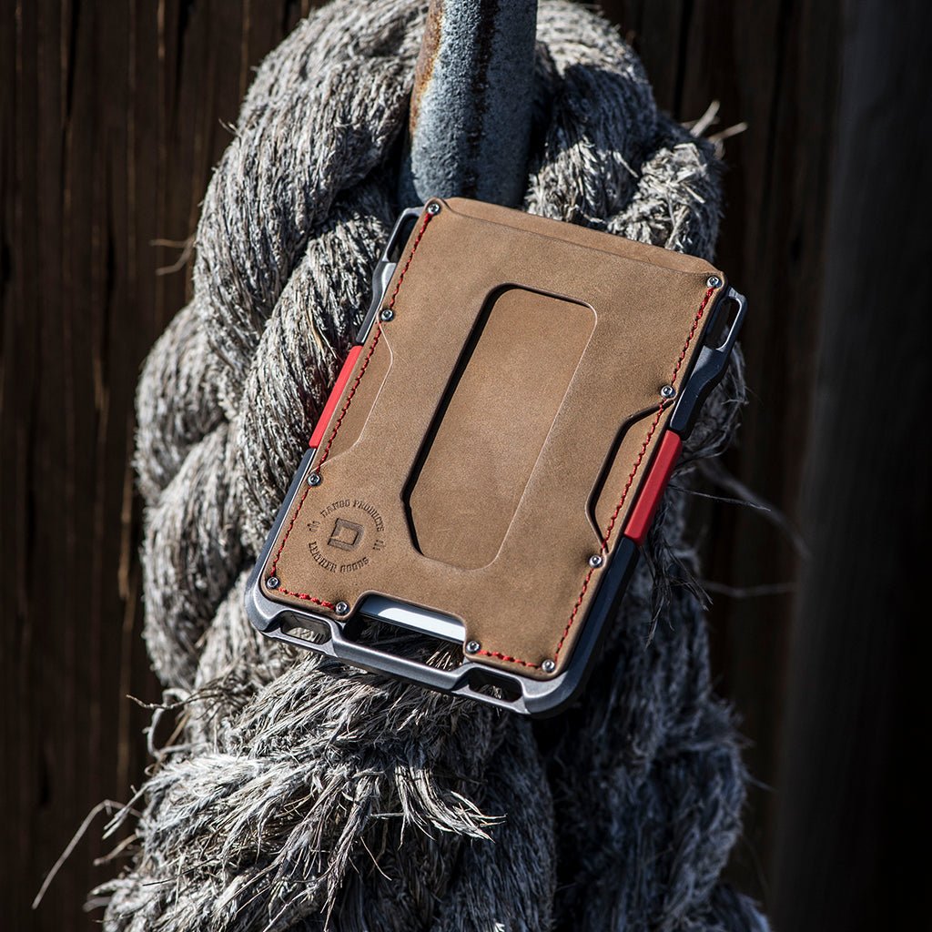 DANGO M1 MAVERICK™ WALLET - SPECIAL EDITION - SLATE GREY - SINGLE POCKET LEATHER - Angler's Pro Tackle & Outdoors