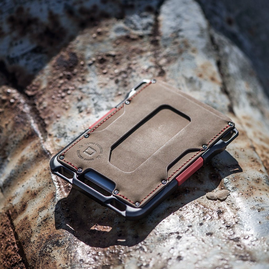 DANGO M1 MAVERICK™ WALLET - SPECIAL EDITION - SLATE GREY - SINGLE POCKET LEATHER - Angler's Pro Tackle & Outdoors