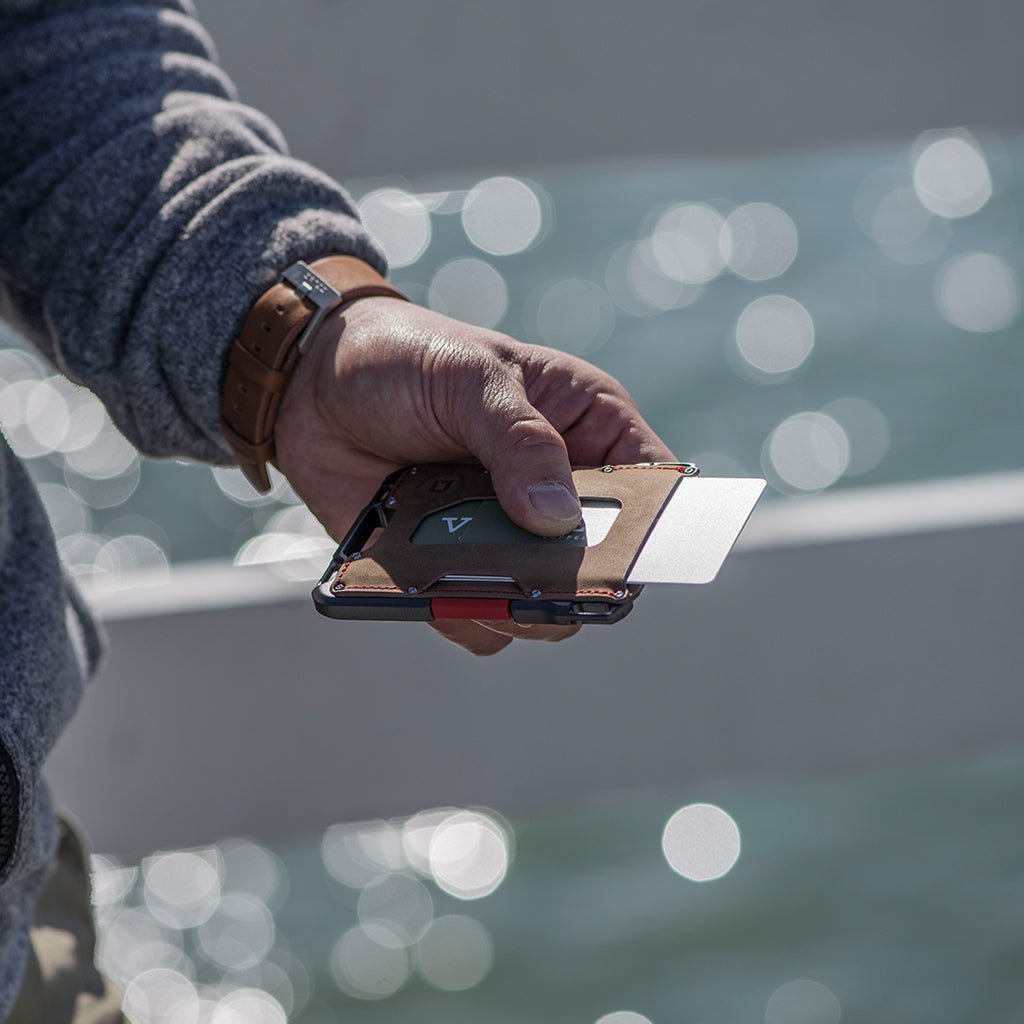 DANGO M1 MAVERICK™ WALLET - SPECIAL EDITION - SLATE GREY - SINGLE POCKET LEATHER - Angler's Pro Tackle & Outdoors