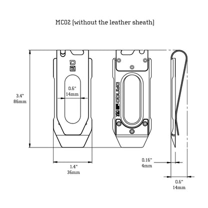 DANGO MC02 TITANIUM MONEY CLIP - Angler's Pro Tackle & Outdoors