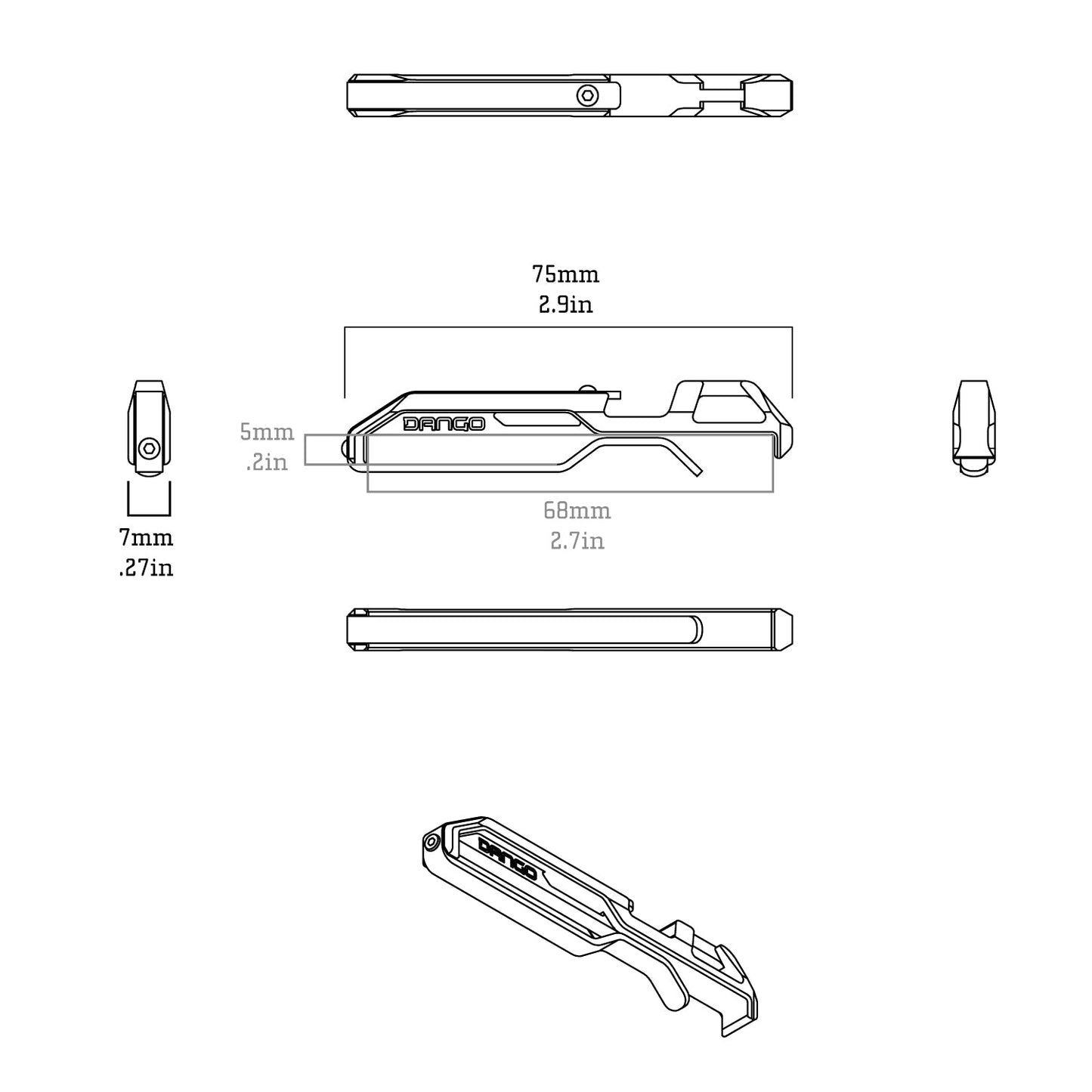 DANGO POCKET CLIP - Angler's Pro Tackle & Outdoors