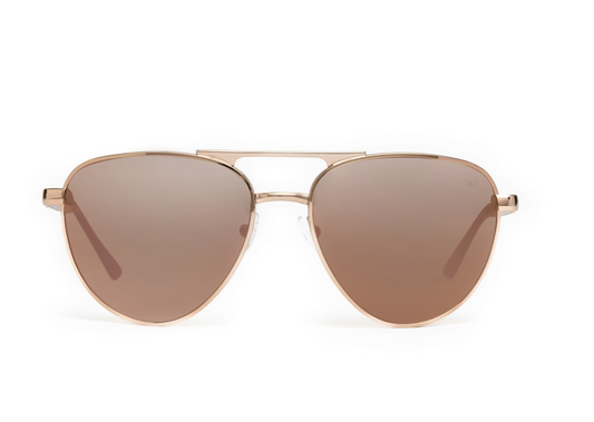 Skeleton Optics Dara Aviator Rose Gold