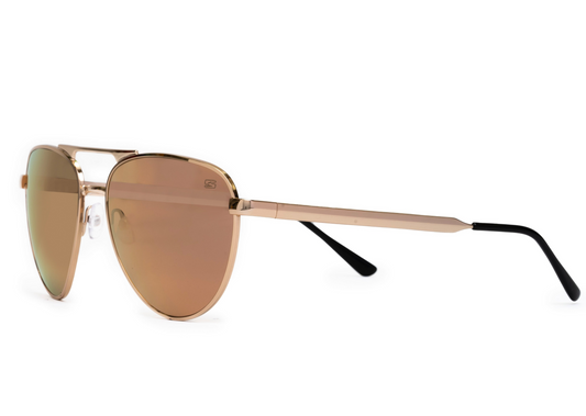 Skeleton Optics Dara Aviator Rose Gold