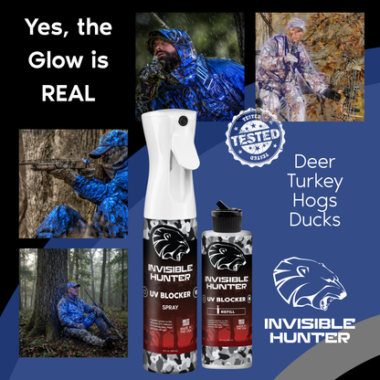 Zone Protects Invisible Hunter UV Blocker Spray + Refill