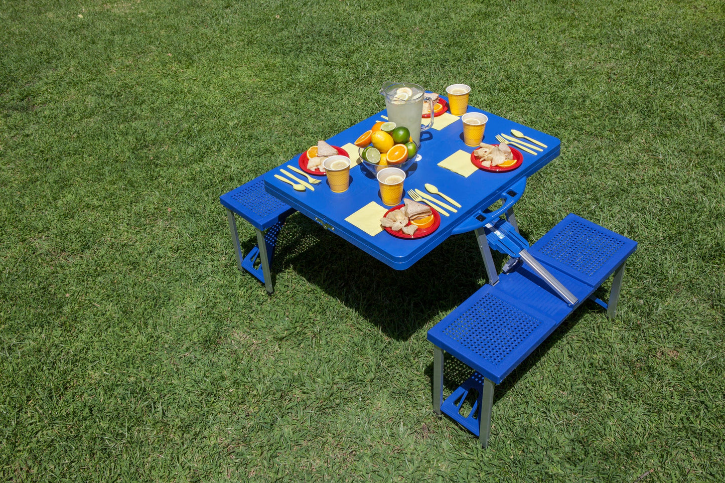 Picnic Time Picnic Table Portable Folding Table with Seats