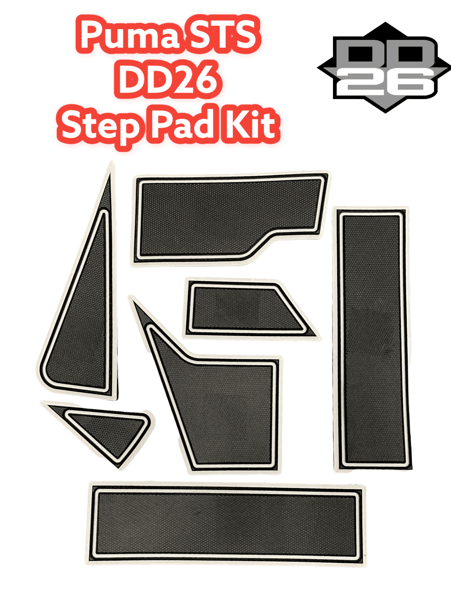 DD26 Fishing Bass Cat Puma STS and Lynx STS Step Pad Kit 7pc - Angler's Pro Tackle & Outdoors