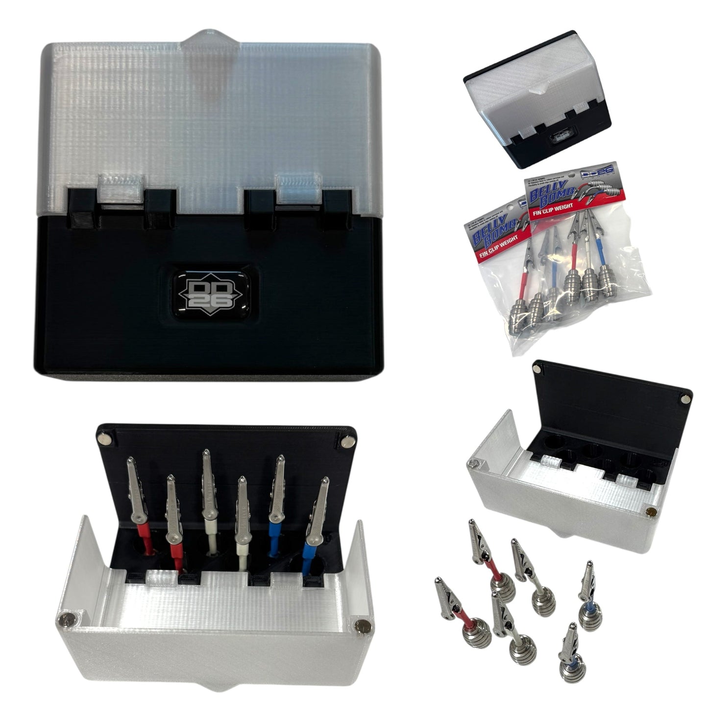 DD26 Fishing Belly Bomb Fin Clip Caddy (Case only) - Angler's Pro Tackle & Outdoors