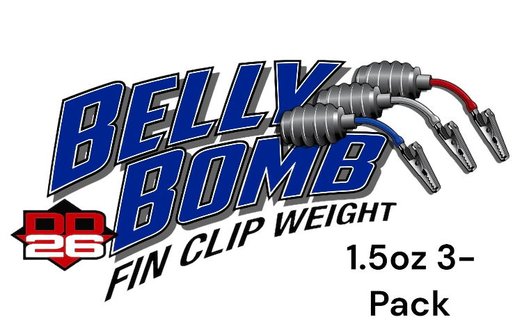 DD26 Fishing BELLY BOMB Fin Clip Weights - Angler's Pro Tackle & Outdoors