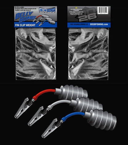 DD26 Fishing BELLY BOMB Fin Clip Weights - Angler's Pro Tackle & Outdoors