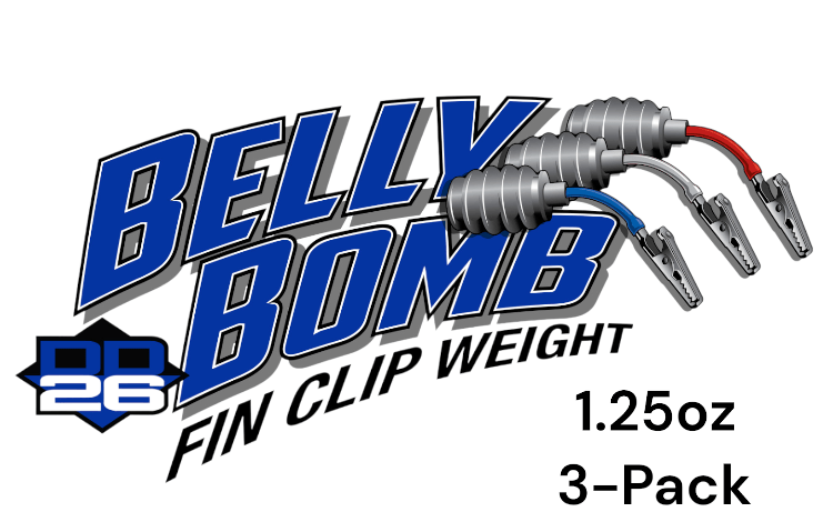 DD26 Fishing BELLY BOMB Fin Clip Weights - Angler's Pro Tackle & Outdoors