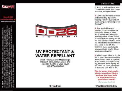DD26 Fishing Cover Magic UV Protectant & Water Repellant - Angler's Pro Tackle & Outdoors