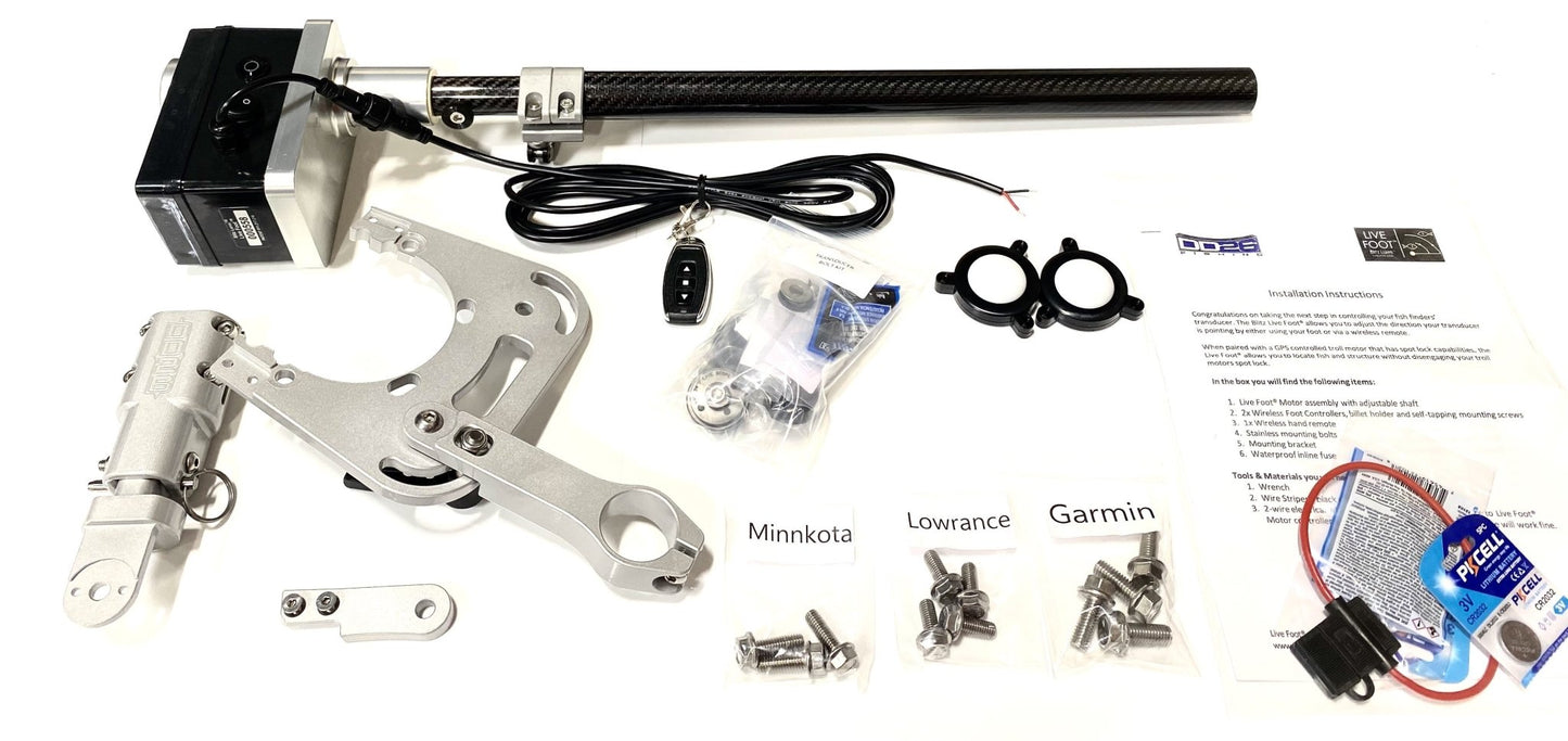 DD26 Fishing Live Foot™ - Patented Motor Control System for Sonar Transducers by Blitz Lures - Angler's Pro Tackle & Outdoors