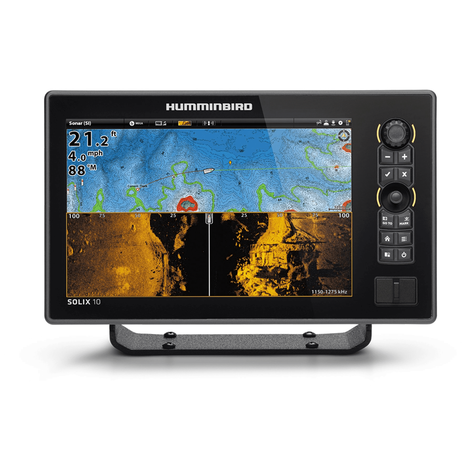 DD26 Fishing Mean Screen Anti Glare tempered glass that fits the Humminbird Solix 10 all Gens - Angler's Pro Tackle & Outdoors