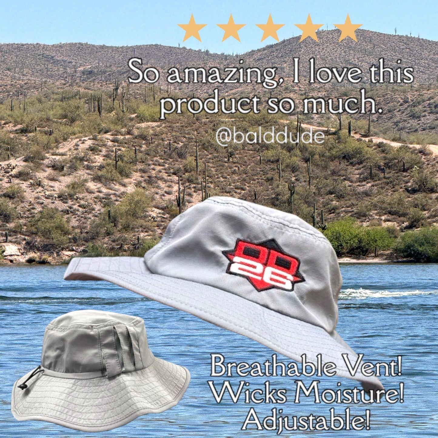 DD26 Fishing Vented Boonie Bucket Hat - Angler's Pro Tackle & Outdoors