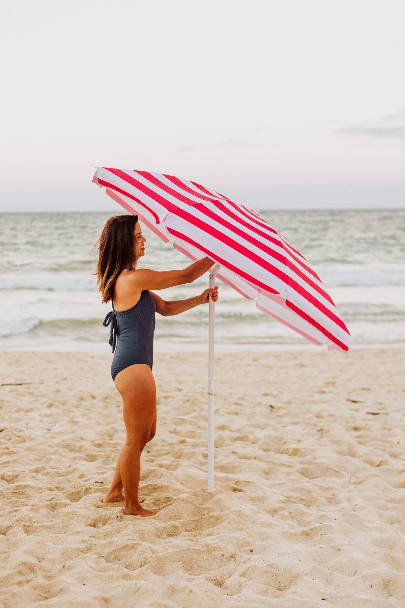 Picnic Time 5.5 Ft. Portable Beach Umbrella