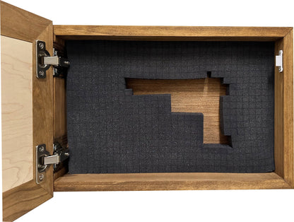 Bellewood Designs - We Decided On Forever Decorative Wall-Mounted Secure Gun Cabinet