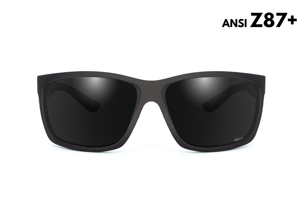 Detour Sunglasses Breach - Matte Black - Jet Black Polarized ANSI Z87+ - Angler's Pro Tackle & Outdoors