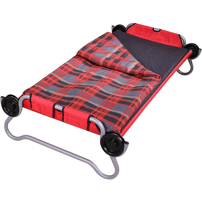 Disc - O - Bed Duvalay Child Memory Foam Sleeping Pad Duvet Mat, Lumberjack Plaid - Angler's Pro Tackle & Outdoors