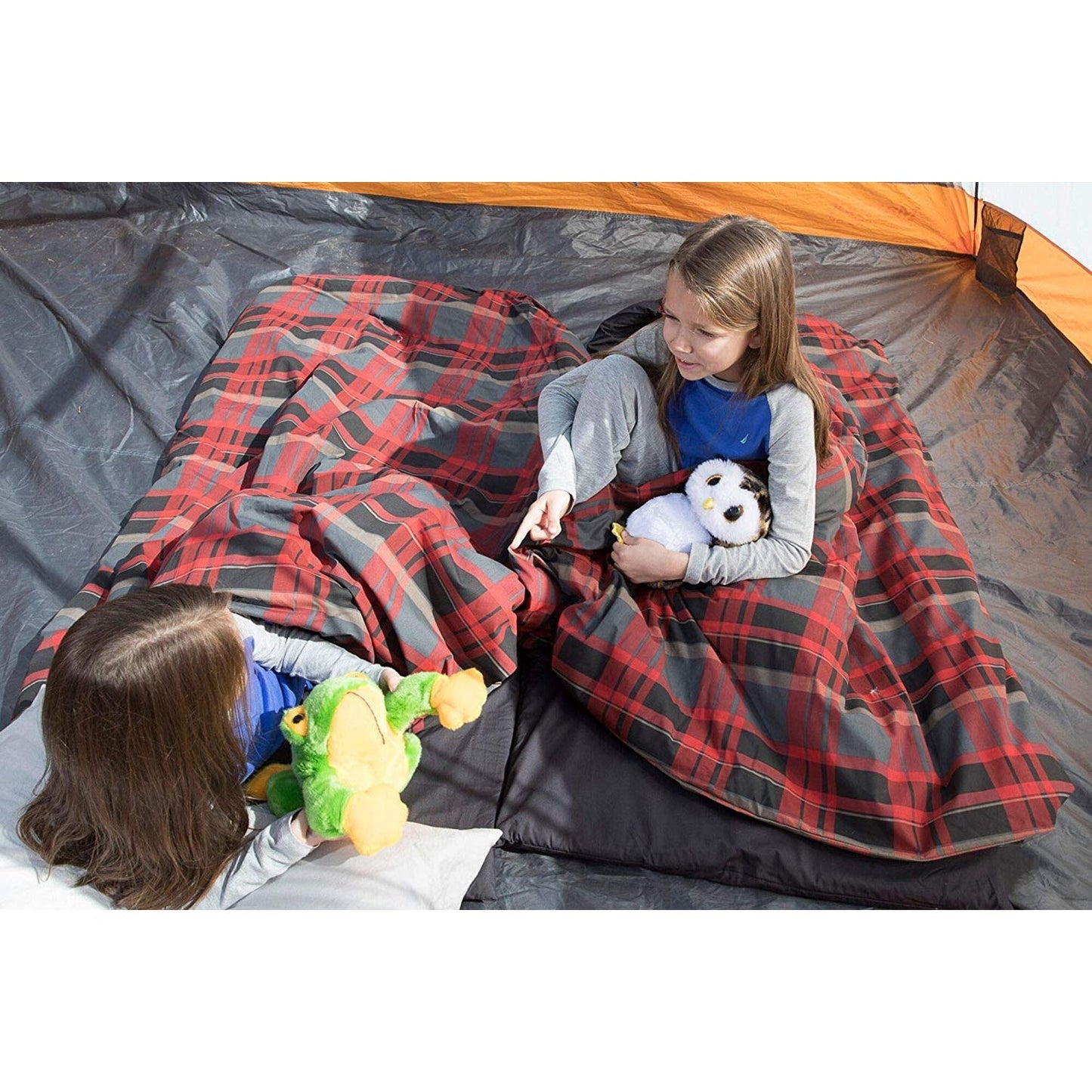 Disc - O - Bed Duvalay Child Memory Foam Sleeping Pad Duvet Mat, Lumberjack Plaid - Angler's Pro Tackle & Outdoors