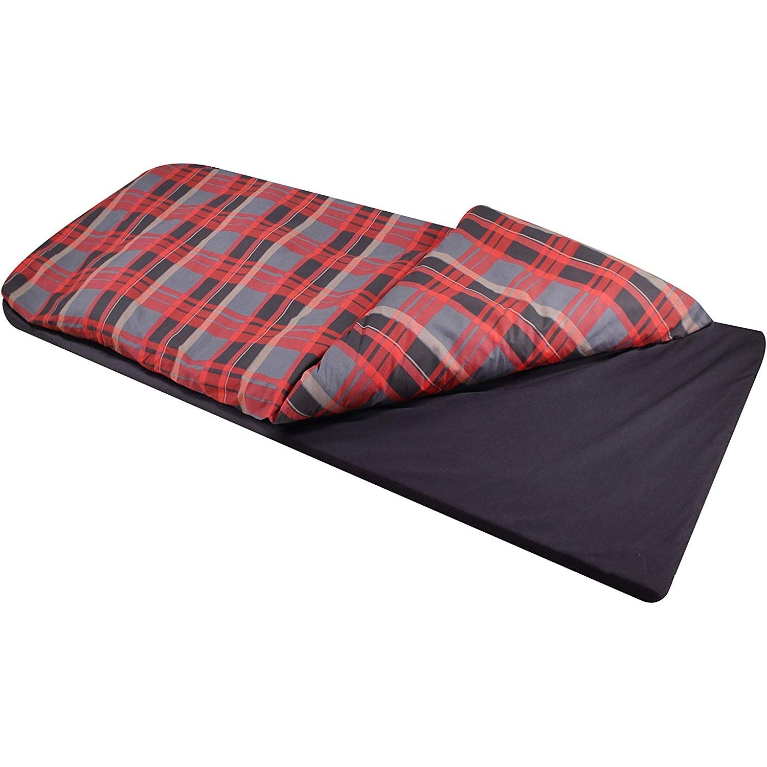 Disc - O - Bed Duvalay Child Memory Foam Sleeping Pad Duvet Mat, Lumberjack Plaid - Angler's Pro Tackle & Outdoors