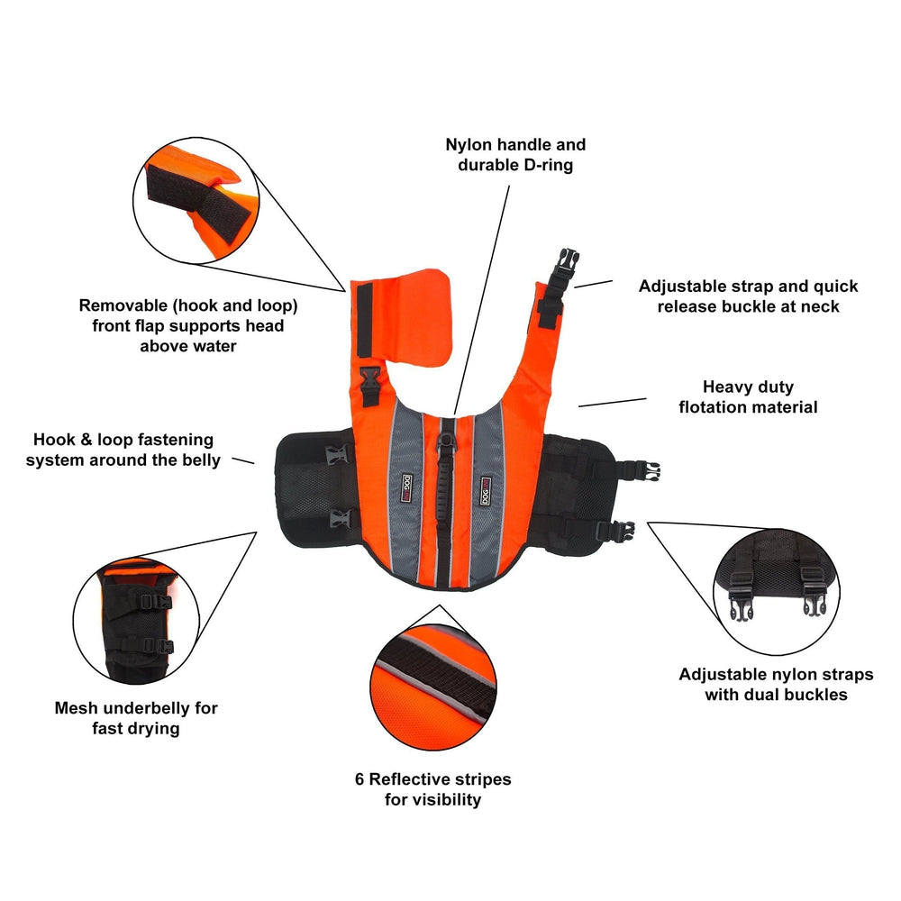 Dog Life Vest Flotation Device - Angler's Pro Tackle & Outdoors