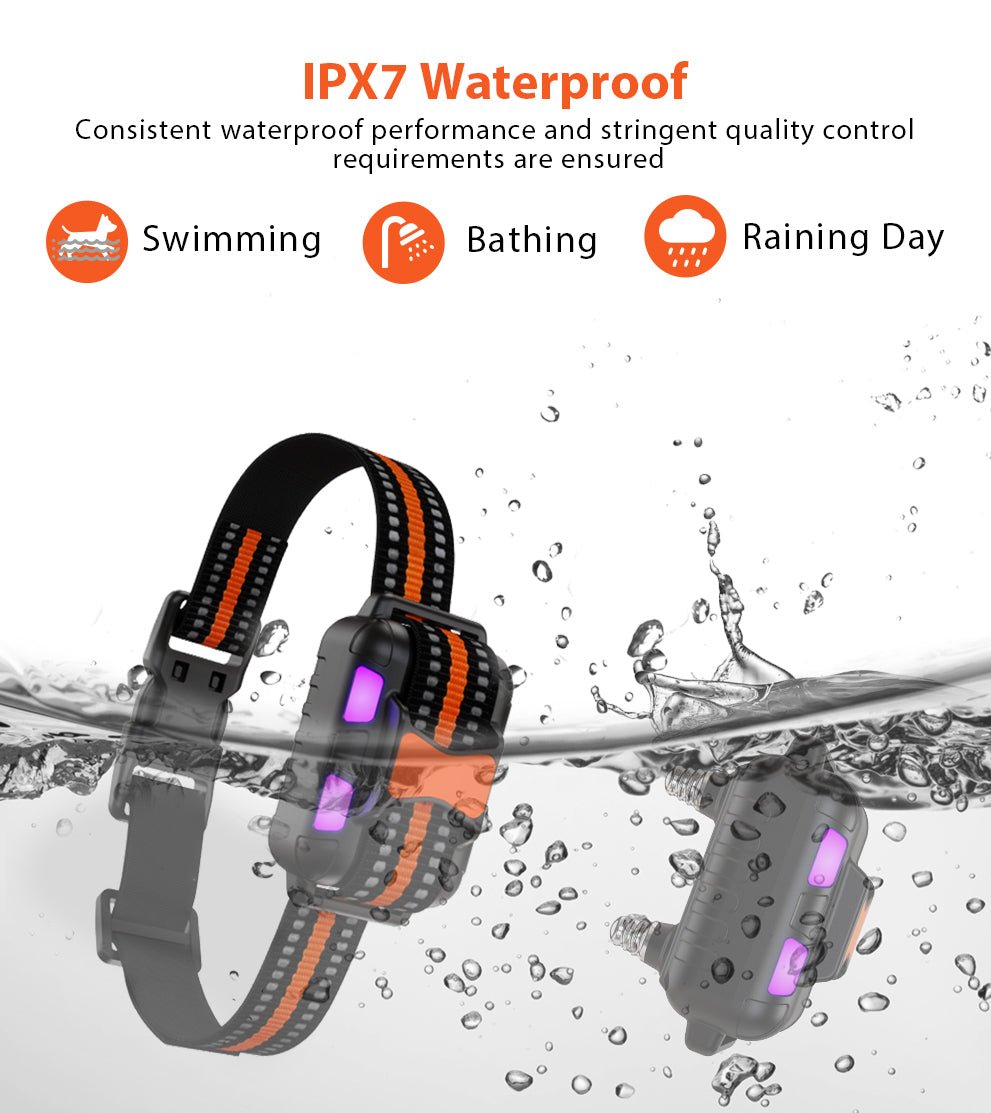 Pawious - Dog Training E-Collar T503 - Rechargeable, Waterproof IPX7, 1500 ft (500 Yards) Range